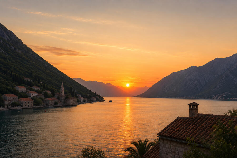 Boka Bay Sunset